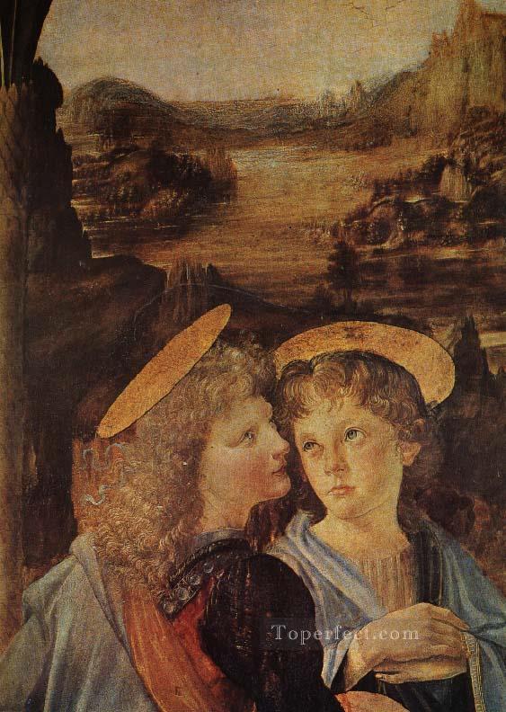 Baptism of Christ Leonardo da Vinci Oil Paintings